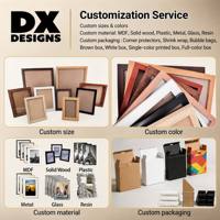 Bingkai Foto Kayu DX Designs 8x10 Inch Multi Warna, Bingkai Foto Gantung Dinding & Bingkai Poster untuk Dekorasi Dinding Rumah
