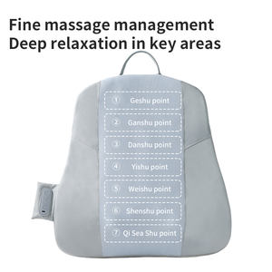 Cojín eléctrico para masaje de espalda, cojín para silla Shiatsu, masajeador con rodillos que se mueven hacia arriba y hacia abajo para masaje de espalda completa - Product Image 3