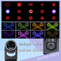 QSE Lighting 295W Prism King Beam Moving Head Light 14 Gobos fixes + Blanc 16CH DMX512 Projecteur de scène pour Mariage Concert