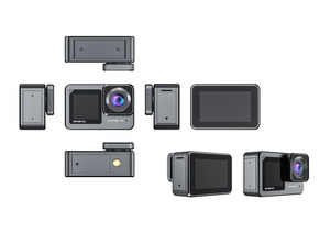 2024 mới nhất nhà máy bán buôn A9 Pro tiếng ồn hủy bỏ không dây Earbuds với ANC GPS màn hình LED màn hình cảm ứng báo động - Product Image 2