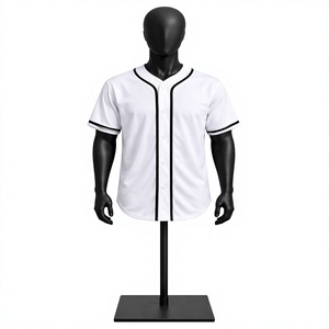 Camiseta de Béisbol Blanca con Cuello en V, Manga Corta, Diseño Sólido, Transpirable, Estilo Clásico para Entrenamiento, Hombres y Mujeres - Product Image 1