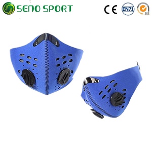 Chống Bụi Cao Su Tổng Hợp Xe Máy Nửa Khuôn Mặt Mặt Nạ Với Bộ Lọc Carbon - Product Image 3