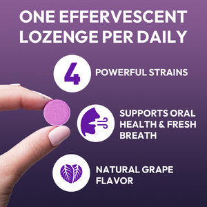 LIFEWORTH perawatan mulut probiotik tablet micro-effervescent Lozenges untuk mendukung gusi dan gigi sehat - Product Image 2