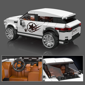 402 pcs Rage rver evogue SUV Xe ABS mô hình mô phỏng cho trẻ em giáo dục Khối xây dựng đồ chơi - Product Image 4