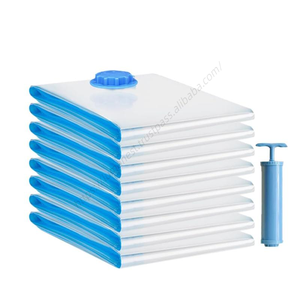 Ensemble de sacs de rangement sous vide écologiques pour vêtements avec pompe, vente en gros - Product Image 1