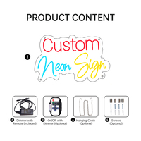 Enseigne néon LED publicitaire personnalisée, enseignes lumineuses néon flexibles DIY, enseigne néon sur mesure pour mariage et bar