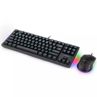 Ensemble clavier et souris de jeu filaire rétro-éclairé par led, ensemble ergonomique pour ordinateur de jeu