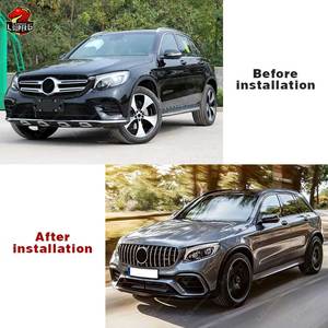 Paraurti in PP per <span class=keywords><strong>Mercedes</strong></span> Benz Classe <span class=keywords><strong>GLC</strong></span> X253 W253 in Stile GLC63, Kit Carrozzeria in Vendita - Product Image 6