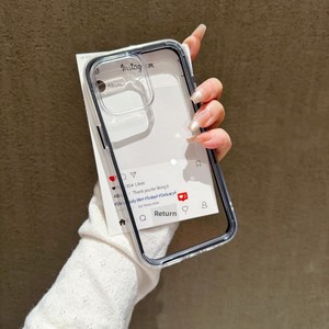 Étui de téléphone 3-en-1 pour 17 Pro, de haute qualité, luxueux, transparent, antichoc, finition mate - Product Image 4
