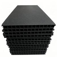 Grille de pont antidérapante en PRV (Plastique Renforcé de Fibres de Verre) pour passerelle, plateforme résistante à la corrosion, revêtement industriel en PRV DF02