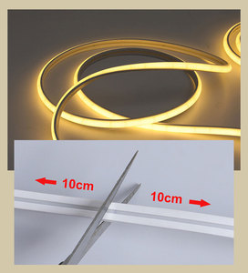 Bande lumineuse LED COB 220V, super lumineuse, auto-adhésive, étanche, lumière linéaire pour la maison, le salon, le plafond, l'intérieur et l'extérieur, décoration - Product Image 2