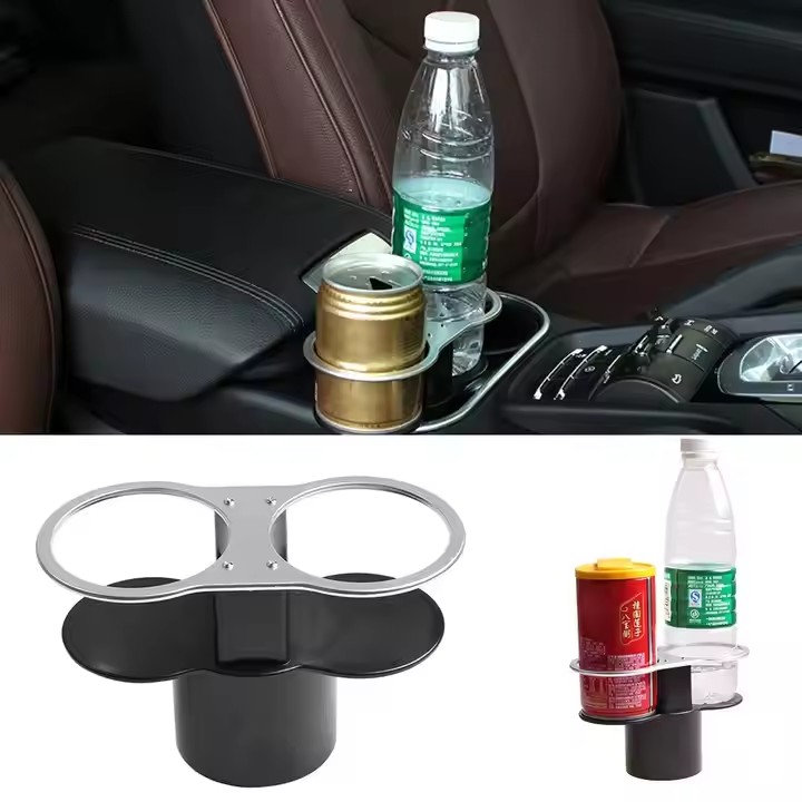 Macway MW-S2444 ABS Car Cup Holder - Double Drink Holder Dashboard Mount | Product Details Sourcing