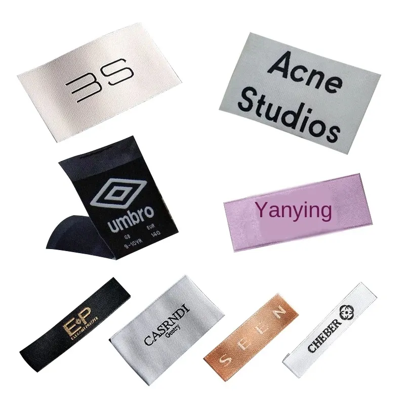 Fuyu etiquetas personalizadas de roupas, etiquetas/rótulos para sua marca de roupas feitas sob encomenda