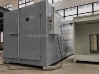 Four de peinture à gaz naturel et diesel Changhe pour grandes séries, avec système de chauffage électrique 180 degrés, facile à utiliser