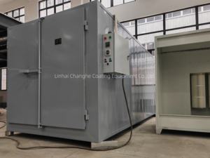 Paket Pengecatan Bubuk Batch Besar Oven Pengecatan Bubuk Pemanas Listrik Gas Alam Diesel 180 Derajat, Booth Semprot, Pistol Semprot - Product Image 4