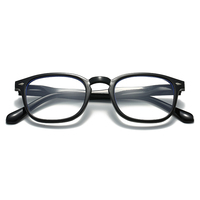 Lunettes de lecture unisexes pour hommes et femmes, 1 pièce, cadre carré bleu, léger, presbytie, 8062 pièces