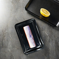 Plateaux en plastique jetables rentables pour les aliments et la viande Plateau d'emballage sous vide pour la peau-Blister Process Type Skin Pack Dish