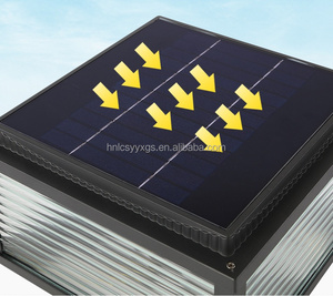 <span class=keywords><strong>Colonne</strong></span> <span class=keywords><strong>LED</strong></span> Solaire Extérieure Étanche IP65 E27 Base Pilier Lumières pour Maison Villas Cours Colonnes d'Entrée et Balcons - Product Image 2