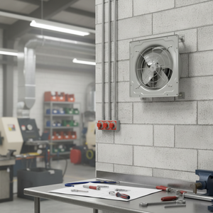Ventilador de Extracción Eléctrico de Alta Presión ROBOTECH RHF-25F, Montado en Pared, con Rodamientos de Bolas, Bajo Ruido, Fácil de Usar, ODM, Mejor Calidad - Product Image 3