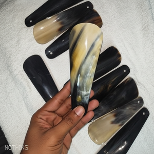 Cuerno de zapato de búfalo Natural 100% para hombre y mujer, cuerno de zapato para tamaño personalizado, cuerno de búfalo para la venta, Ágata - Product Image 1