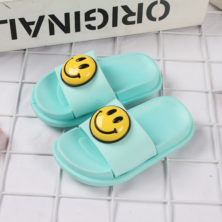 Fashion Kids Slippers House Children's Slides Shoes Summer Cute Smiley PVC EVA Sandals Slippers