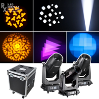 Projecteur LED mobile RX en promotion, faisceau spot RGB 3-en-1 DMX, lumière de scène avec gobos colorés pour concerts, églises, théâtres, DJ, événements et mariages