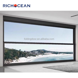 RICHOCEAN Système de verre <span class=keywords><strong>guillotine</strong></span> électrique motorisé personnalisé Fenêtre électrique élévatrice de qualité supérieure pour la résidence - Product Image 3