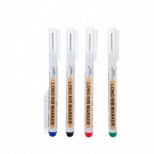 Juego de Marcadores Permanentes de Punta Larga de 1 mm para Trabajos en Madera con Tinta Inodora, 4 Colores - Product Image 1