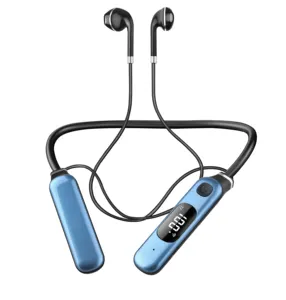 2024新产品卡拉ok歌曲颈带耳机运动长寿命无线颈圈蓝牙耳机