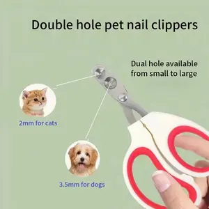 Coupe-ongles professionnel pour chat et petit chien en acier inoxydable, coupe-griffes pour chiot, coupe-ongles pour animaux de compagnie, tondeuse - Product Image 2