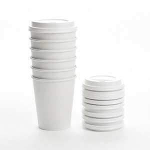 Vasos Desechables de Doble Pared para Café y Té P&M Takeaway, 12oz/16oz, Vasos de Papel para Bebidas Calientes con Tapa Hermética a Prueba de Fugas, al por Mayor - Product Image 6