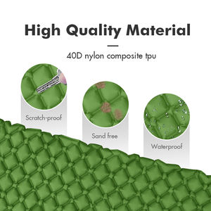 Almohadilla inflable para exteriores, alfombrilla autoinflable para acampar, peso ligero, Tpu, nailon, colchón de aire para acampar al aire libre - Product Image 2