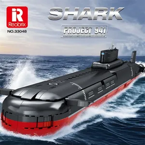 Reobrix 33048 Nuovo Modello MOC Sottomarino Missilistico, Mattoncini per Armi, Giocattoli da Assemblare per Ragazzi, Regali di Compleanno, Set di Blocchi da Costruzione, Puzzle - Product Image 2