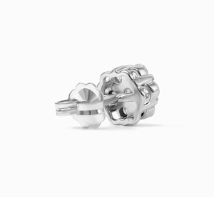 Pendientes de compromiso de moissanita de diseño único para mujer, adecuados para uso diario, eventos de boda, celebraciones, disponibles para la venta - Product Image 3