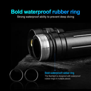 Linterna de Buceo LED Recargable de Alta Capacidad WOSEN, 2800 Lúmenes, IP68 Impermeable, Alcance de Haz de 50M, Aleación de Aluminio Resistente - Product Image 6