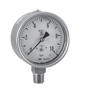 Original High Quality Gauge 0-10 <b>bar</b> 0-60bar 0-2500bar 0-3500bar Bourdon Tube/Diaphragm - Product Image 6
