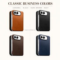 Coque de protection antichoc en cuir durable OEM&ODM avec support magnétique pour iPhone Duo Trogonic – Style protecteur