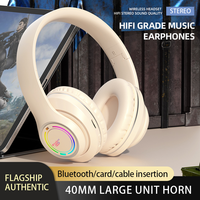 Earphone Bluetooth nirkabel Stereo Hifi, headphone Bluetooth nirkabel penghilang kebisingan