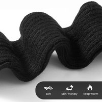 Haute qualité femmes Long hiver tricoté chaud respirant demi doigt bras gants sans doigts conception utilisation quotidienne couleur unie