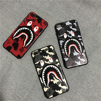Coque de téléphone à motif de bouche de requin, design exclusif, coque de téléphone en silicone pour un usage quotidien