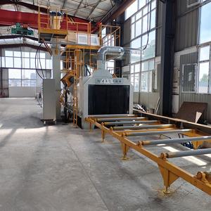 Machine automatique de grenaillage en acier à poutre en H avec télécommande écologique de dégivrage du <span class=keywords><strong>moteur</strong></span> et de la boîte de vitesses - Product Image 3