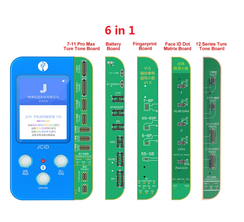 JCID V1S Repair Tool Kits - Original Color Touch Battery JCID V1S Repair Tool Kits - Original Color Touch Battery