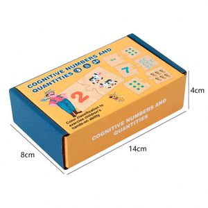 Rompecabezas de Números de Madera Inspirados en Montessori, Juegos de Matemáticas Autocorrectivos para Niños de Jardín de Infancia, Juguete Educativo - Product Image 6