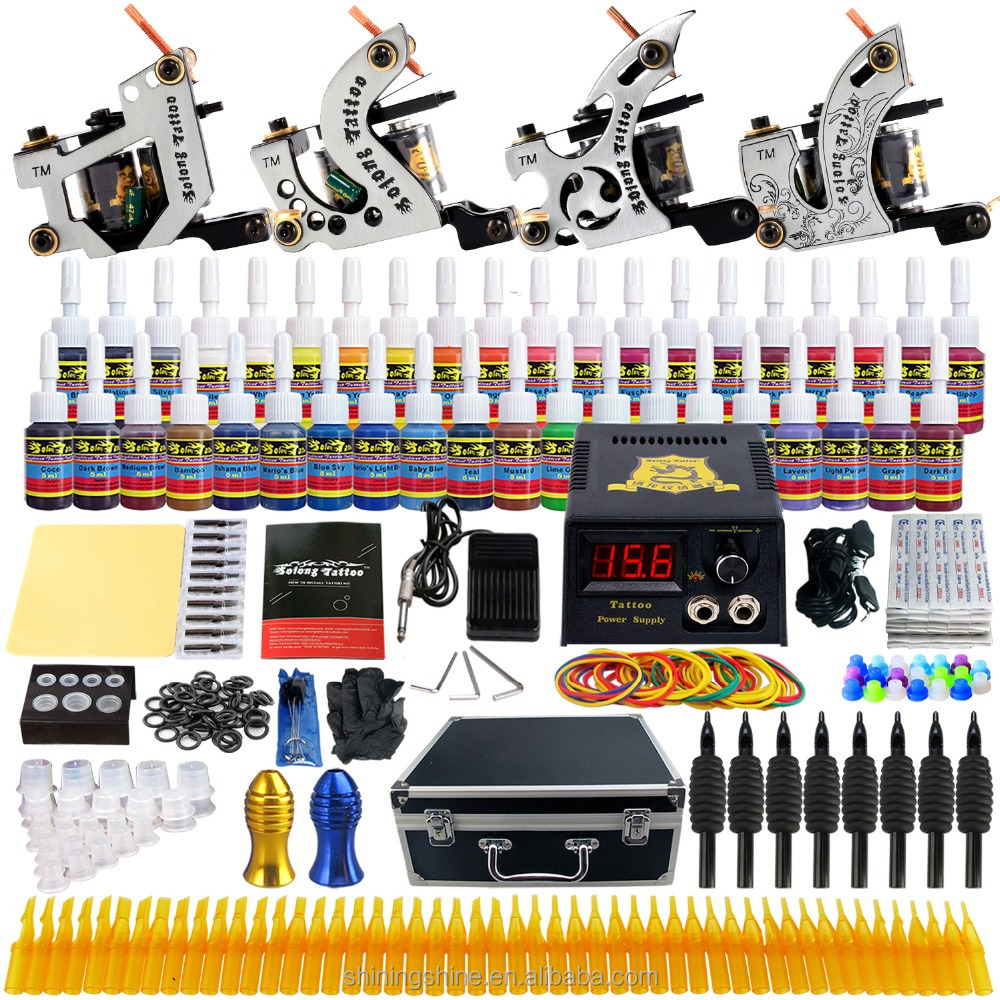 Nieuwste Professionele Tattoo Machines Kit Tattoo Set