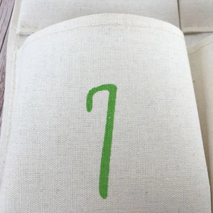 Yuyang 12 Pockets Cotton Linen Digital <b>Hanging</b> <b>Storage</b> Bag Behind <b>Doors</b> Wall Pocket Organizer With Numbers <b>Hanging</b> <b>Storage</b> Bag - Product Image 6