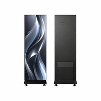 Schermo LED Portatile Pieghevole per Poster Digitali, P1.25 GOB 640x1920mm, Giunzione Senza Soluzione di Continuità, Alta Luminosità, per Interni