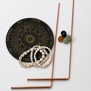Kit de baguettes de radiesthésie Feng Shui pour le défrichement des terres et l'évaluation énergétique des maisons, instrument de divination en cuivre, exportateur - Product Image 5