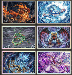 YQ Pokemoned Art Board – Carte à collectionner d'anime rare, sac surprise premium, impression couleur intégrale dessinée à la main, coffret cadeau - Product Image 2