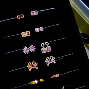 Aros con perlas cultivadas plata 925 Pendientes Joyería Venta al por mayor pendientes circular plata 925 por mayor de plata 925aretes - Product Image 1