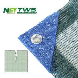 Filet de récolte en monofilament HDPE de couleur verte 80GR avec œillets en aluminium et bâche bleue - Product Image 2